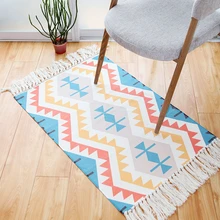 AOVOLL, ручной работы, мягкие хлопковые ковры для гостиной, спальни, детской комнаты, ковры для дома, коврик для двери, красочный модный ковер