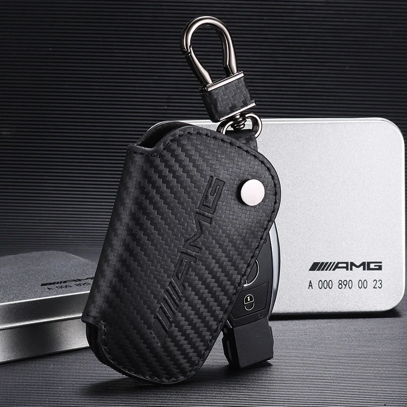 

car key case cover shell skin For Mercedes Benz AMG A C E S GLA GLC CLACar Key Cover Case Shell Bag Protective bag