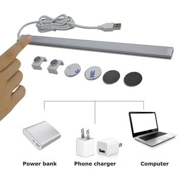 

5pcs 2835 led strip 5V touch sensor 2835 USB desk lamp adjustable dimmable strip light