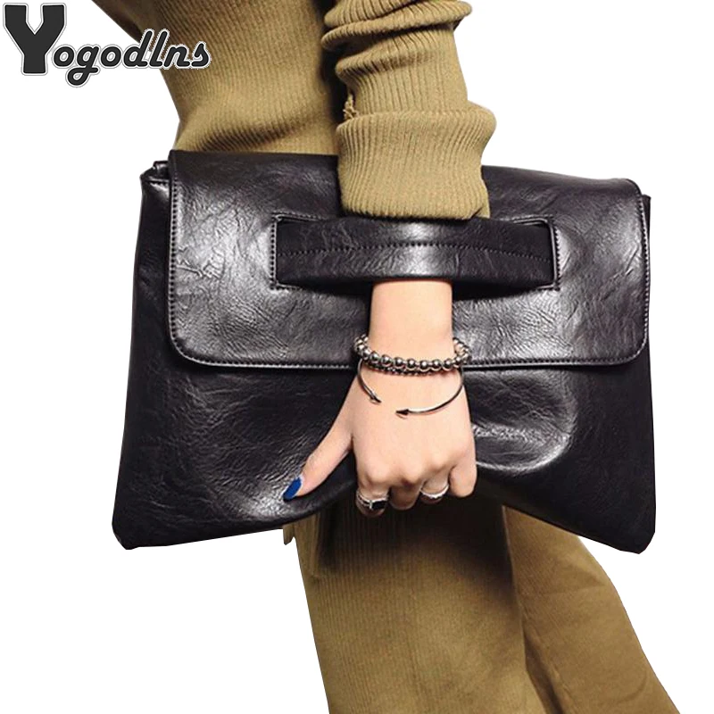 

Vintage Soft Leather Shoulder Bag Female Small Handbags Bags For Women Postman Package Crossbody Bag Black Hand Bags Tote