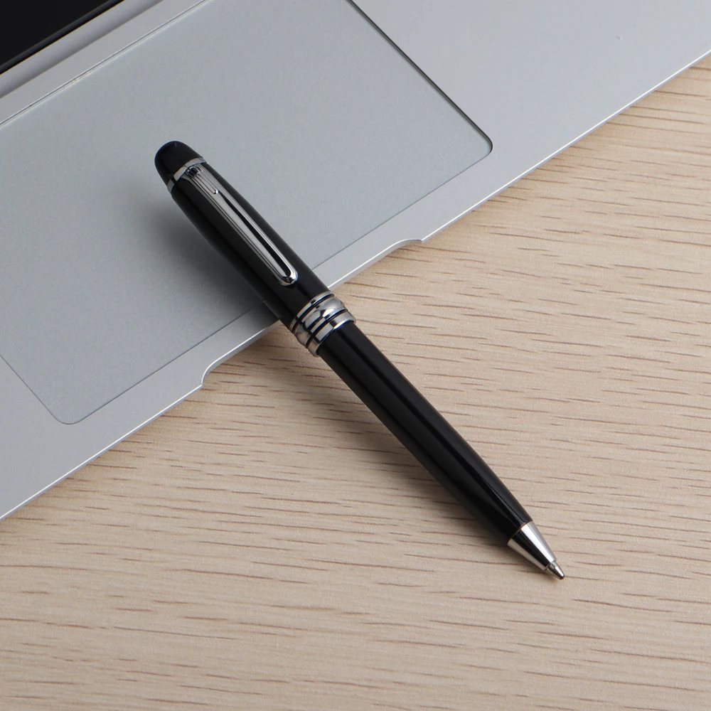 GENKKY мини металлическая прочная шариковая ручка Вращающаяся ручка карманного размера портативная шариковая ручка маленькая масляная ручка изысканный инструмент для письма