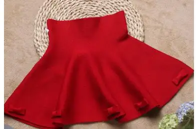 Коллекция года, осенне-зимняя детская одежда повседневная трикотажная юбка для девочек Лоскутные юбки-пачки принцессы с жемчужинами детские юбки - Цвет: as pictures10