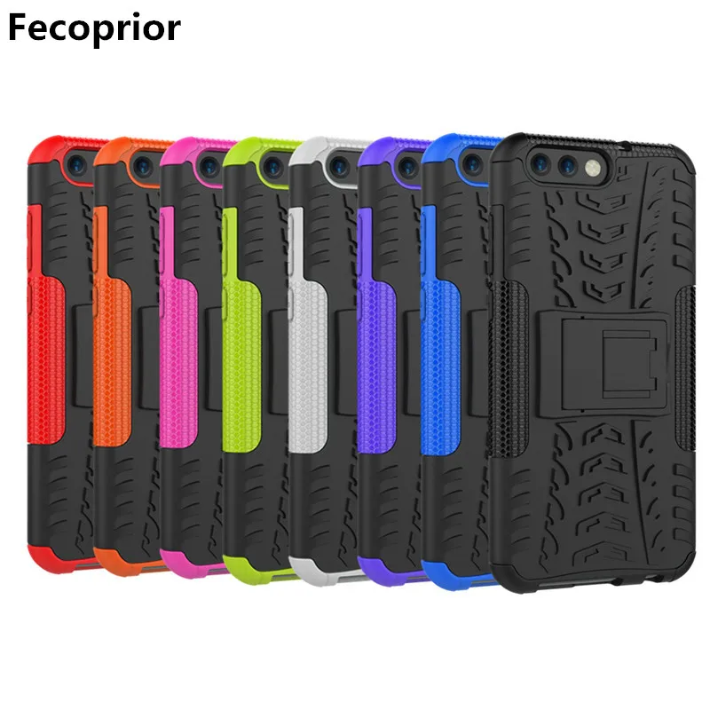 

Fecoprior ZE554KL Case for Asus Zenfone 4 ZE554KL Back Cover Silicon TPU PC Stand Armor Heavy Rugged Phone Celulars