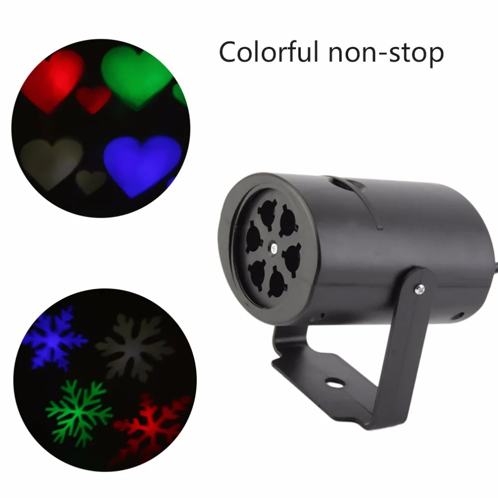 

LED Graphic Laser Projection Lamp Projector Light Snowflake Landscape Garden Projector Wall Lamp US/UK/EU/AU Plug Cute Lighting