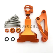 Мотоцикл с ЧПУ Алюминиевый стабилизатор рулевого управления принадлежности амортизатора кронштейн для KTM DUKE 125 200 390 2013