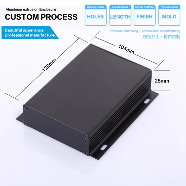 

Enclosure for electronic aluminium enclosure for Power Communication
