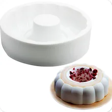 Большая силиконовая форма для хлеба, формы для выпечки, лотки, формы для выпечки тыквы, формы для торта в форме лепестков, духовка, кухонные формы для выпечки 23,5*6,2 см