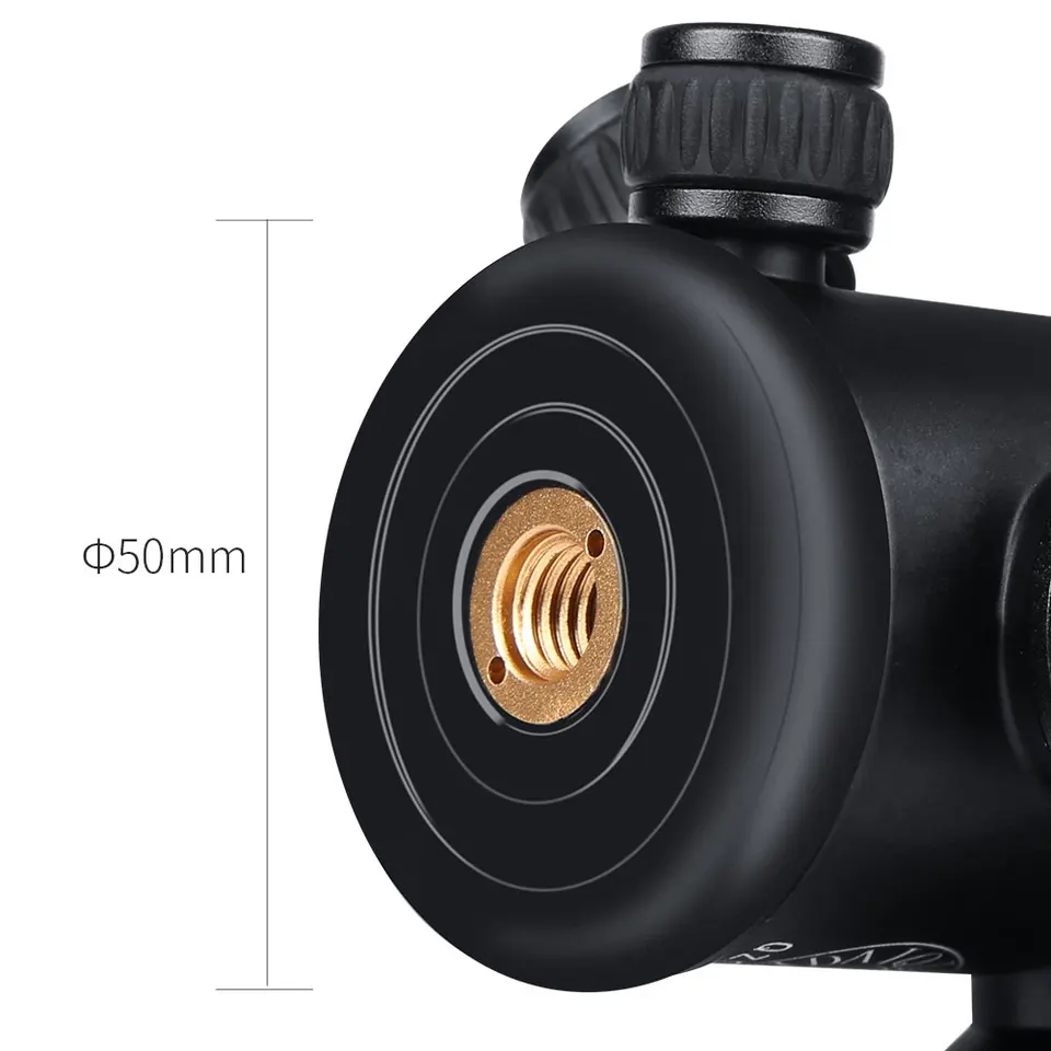 QZSD-02 Camera Tripod Ball Aluminum 360 Degree Panoramic