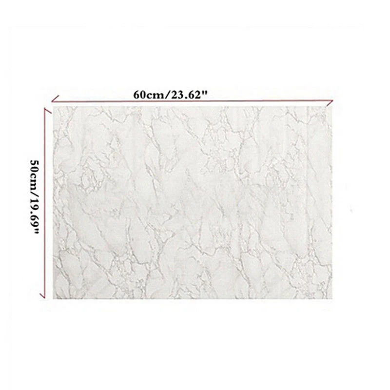 1 x Self Adhesive Marble Effect Contact Paper Film Wall Covering Peel-Stick Decor