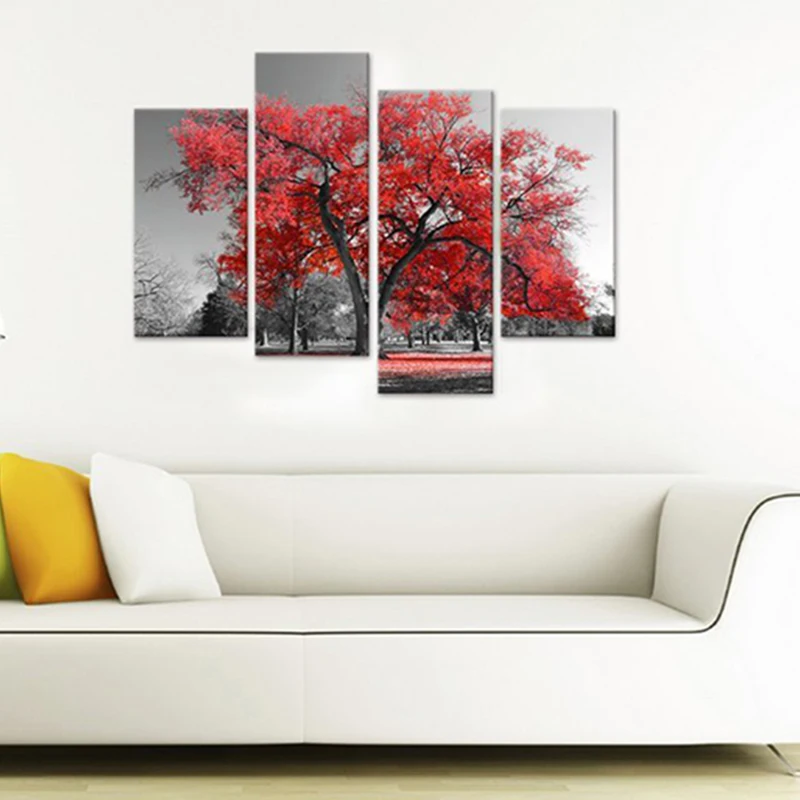 

Maple Tree Forest Diamond Painting Embroidery Beaded Cross Stitch Full Round Diamond Handmade Needlework Wall Decor Home Crafts