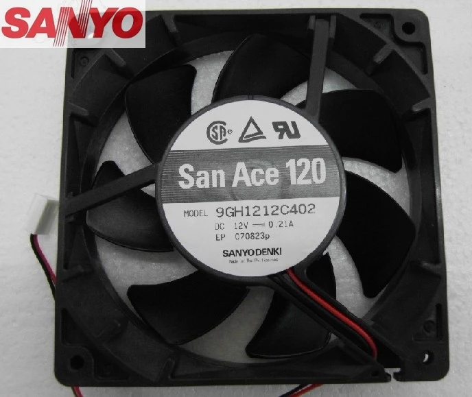 Оригинальный вентилятор охлаждения для Sanyo 9GH1212C402 12025 12 см в пост. Тока 0.21A двойной