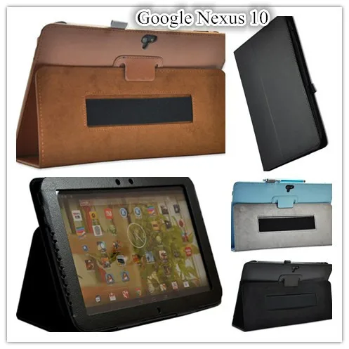 Nexus 10 Leather Case Cover Stand For Google Nexus 10 inch Tablet Case with hand holder +screen protectors Nexus 10 Leather Case Cover Stand For Google Nexus 10 inch Tablet Case with hand holder +screen protectors