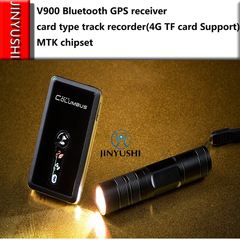 JINYUSHI для V900 Bluetooth gps приемник Тип карты Трековый рекордер(поддержка 4G TF карты) MTK чипсет