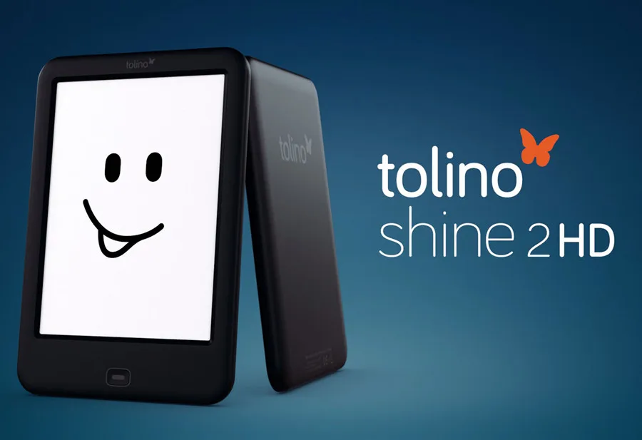 Чтения электронных книг Tolino Shine2 HD 300PPI читалка 6-дюймовый ink экран электронная книга 4 gb Оперативная память Подсветка поддержка WI-FI e-ink