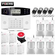Fuers DP500 Домашняя безопасность Беспроводная GSM сигнализация Система Android iPhone SMS контроль охранная сигнализация ЖК-дисплей Автонабор