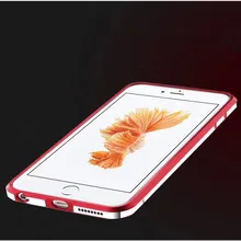 Роскошный Капа fundas металлический каркас защитный корпус алюминиевый бампер для iPhone 6 6s Plus 4," и 5,5"