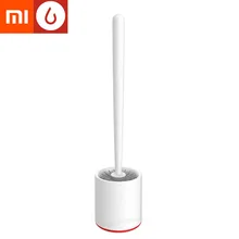 Новинка, Xiaomi Mijia YJ, вертикальное хранение, щетка для унитаза, мягкий клей, щетина, набор для унитаза и кронштейна, для ванной, инструмент для Чистки унитаза