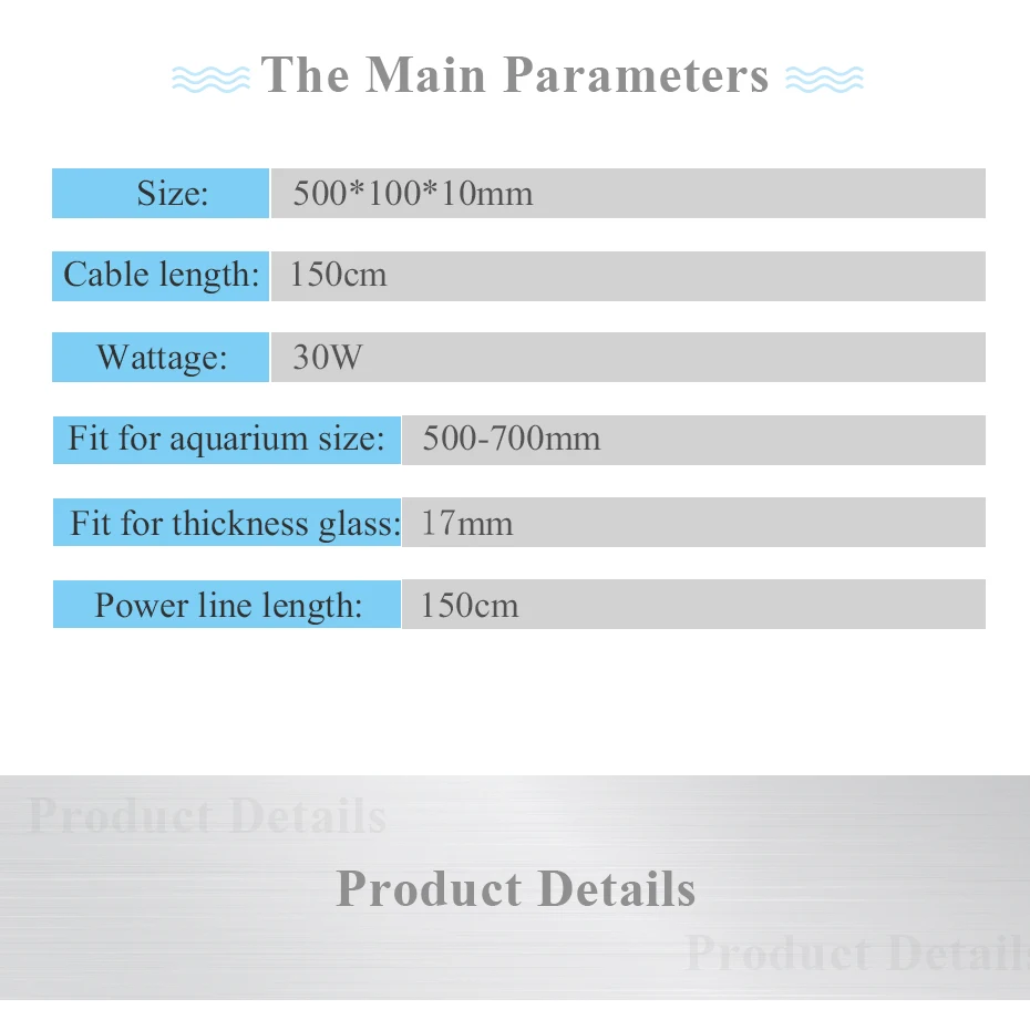 50-70CM RGB SMD 5050 Aquarium LED Lighting Extendable Bracket Clip On Marine Led Light For Fish Tank Lamp For Aquarium Light Led (1)