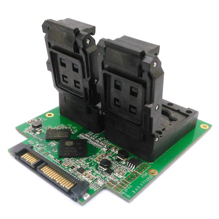 BGA316 clamshell test leuchte mit SM2256K wichtigsten controller für test SSD chips und offene Kart