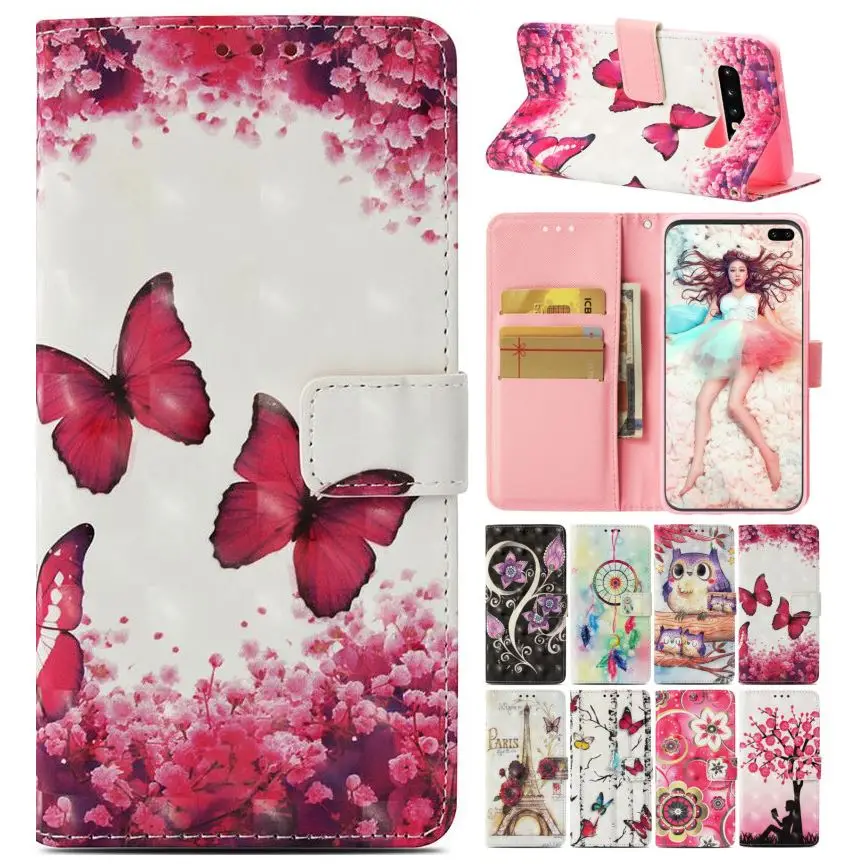 

Wallet Case For Huawei Honor 6C 8 Lite Enjoy 6s P10Lite P8 P9 Lite 2017 Nova Youth Smart Magnet Leather Flip Phone Cover DP03E