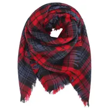 2016 Winter Scarf Tartan Plaid Cashmere Scarf Pashmina New Designer Kids Blanket Scarf Luxury Brand Women’s Scarves Shawl Wraps