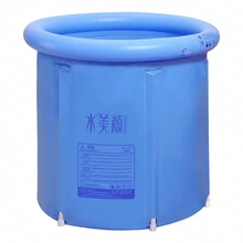 Bathtub Adult Bathroom Small Family Baby Bathtub Folding Household Bathtub Detachable Inflatable Bathtub Portable Home Sauna