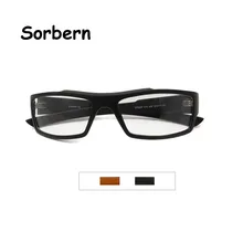Gafas De plástico TR90 De titanio para hombre, montura cuadrada deportiva, montura completa