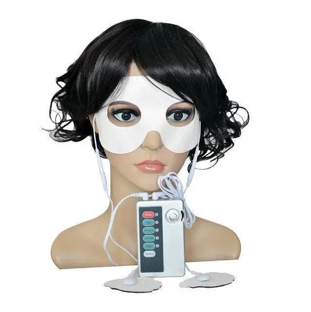 Dual Output Low Frequency Massager Digital Therapy Machine Muscle Stimulator With Electrode Eye Mask Physiotherapy Instrument