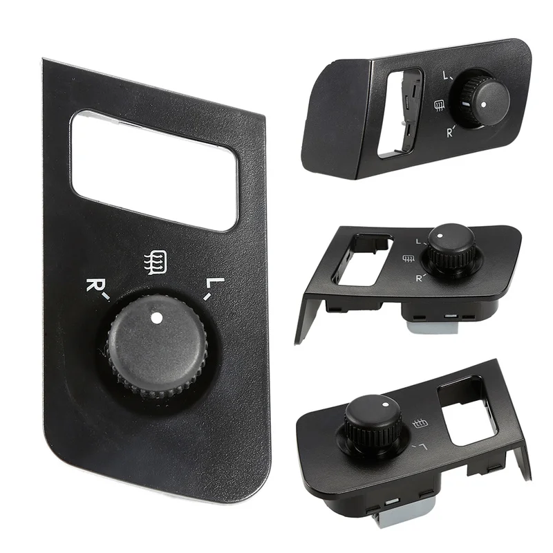 

1PC Black Car Side Rear View Mirror Switch Knob Control for VW Caddy Touran 2003-2010 Car Accessories Auto Interior Parts