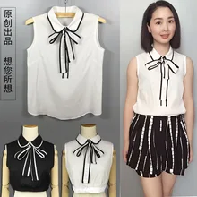 Ручной Повседневное галстук рубашка без рукавов удобные накладные Воротник Дети Дикий Вест