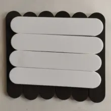 Amazon горячая распродажа 100 шт. EVA колпачок шляпа Размер редуктора лента Sweatband шапки кепки Saver hat размер стикер черный и белый