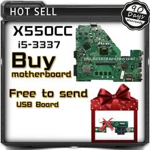 For Asus Motherboard R510CC X550CC Rev2 0 Mainboard With I5 3337 Processor GT720M 4G Memory DDR3