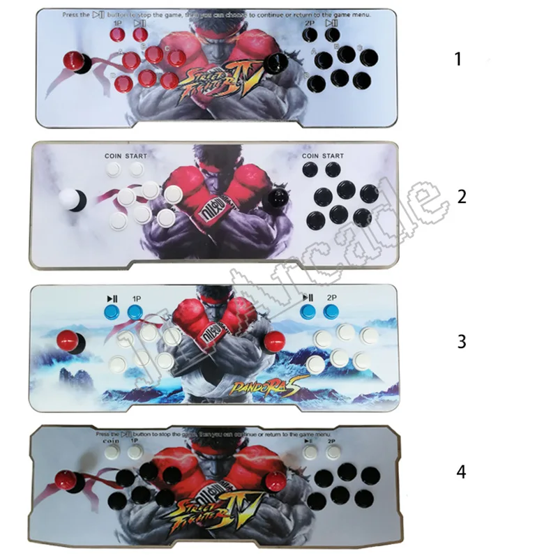 

Hot Sale 3D Pandora box Key Arcade Console with PCB Board 2 Player Video Game Machine Home Use Controller 2400 Games