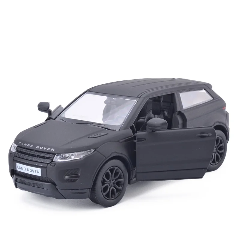 

5" Simulation Toy Vehicles Diecast Metal Alloy Car Models For Range Rover Evoque Model Cars Toy Vehicles Matte Black For Kids