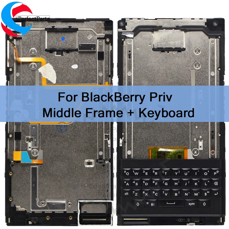 Для BlackBerry Priv средняя рамка Корпус с клавиатурой + запасные части питания Рамка