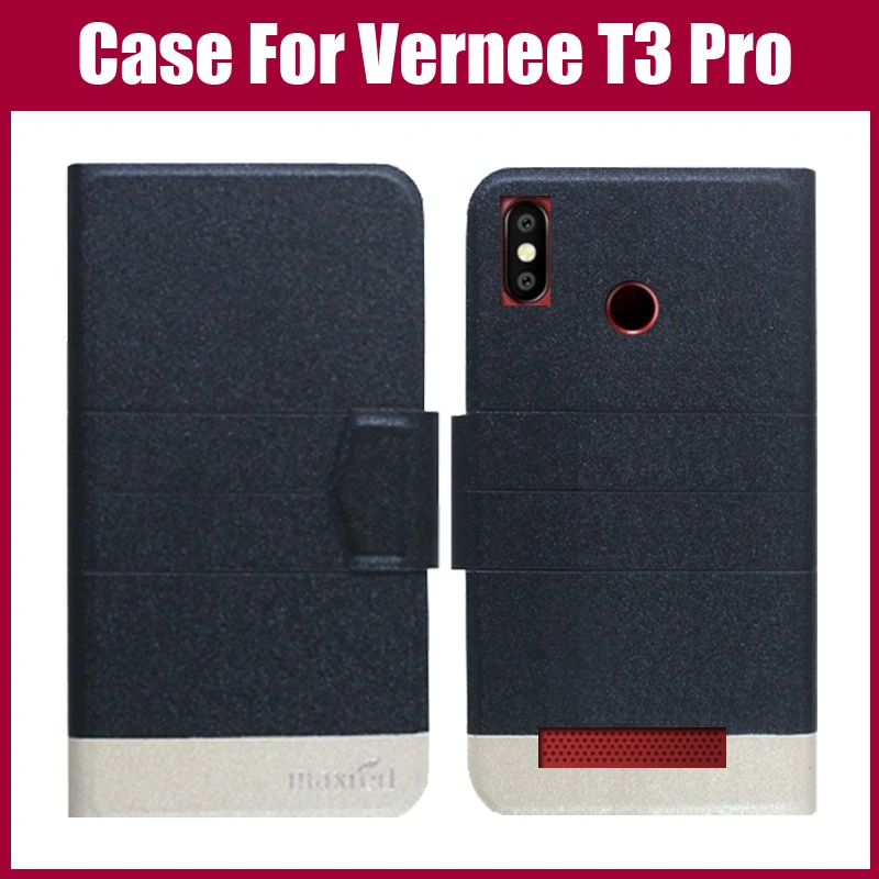 

Hot Sale! Vernee T3 Pro Case New Arrival 5 Colors Fashion Flip Ultra-thin Leather Protective Cover For Vernee T3 Pro Case