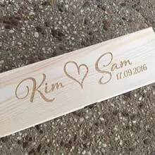 Индивидуальные, деревянные винный ящик Уникальный Подарок на годовщину свадьбы коробка на заказ имя держатель бутылки шампанского выгравированы деревянные свадебные пользу