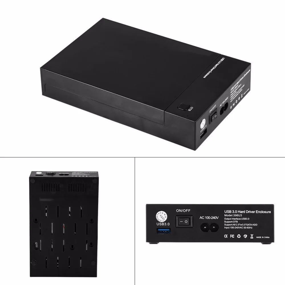 Новый внешний корпус для жесткого диска SATA USB 3 0 2 5 дюйма жесткий диск SSD HDD чехол с