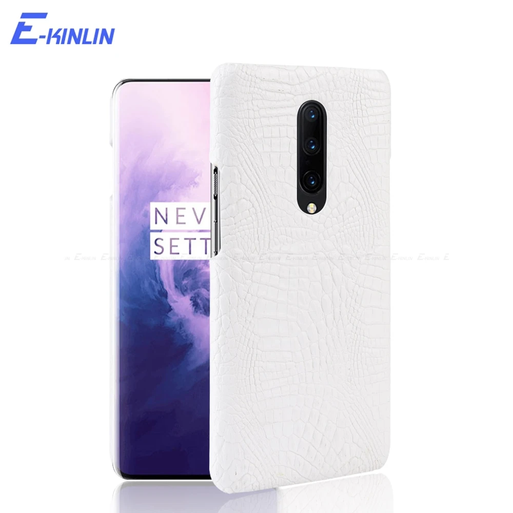 

Snake Crocodile Plastic Back Cover For One Plus OnePlus 7 Pro 6T 6 5T 5 3T 3 X 2 1 A6010 A6000 A5010 Leather Phone Case