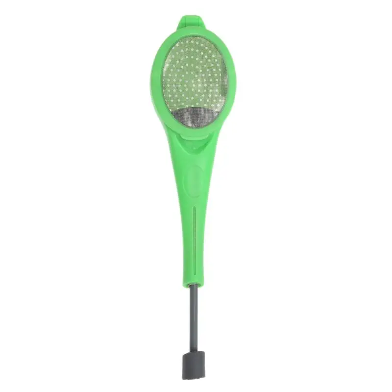 

Healthy Silicone Tea Strainers Filters Infuser Filtering Tools (Green) Coffee Strainer Measure Swirl Steep Stir Press