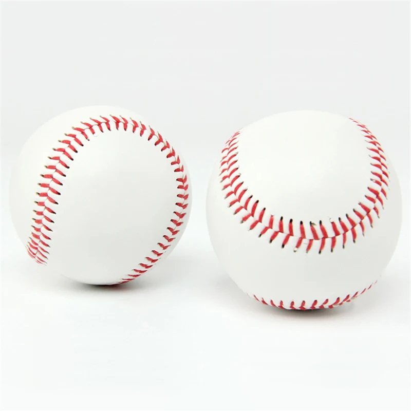 Белый База мяч Бейсбол Стандартный Размеры 9 Training софтбол спорт командная игра практика мяч ватин мяч для сплава bat