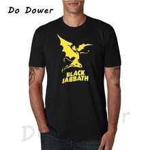 Осенняя мода Black Sabbath Футболка Мужская Тяжелая футболка рок группа футболка с длинным рукавом Хлопок Swag топы футболки мужские футболки