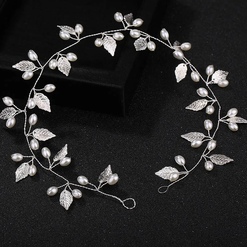 Silver Leaf headband