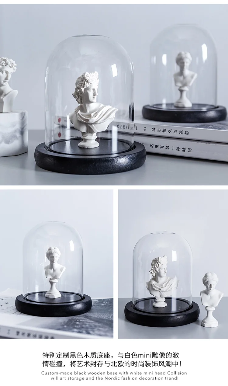 Европейский Креативный скульптура персонажа Венеры стеклянная крышка украшения личности ТВ шкаф украшение для книжного шкафа мини Ремесла