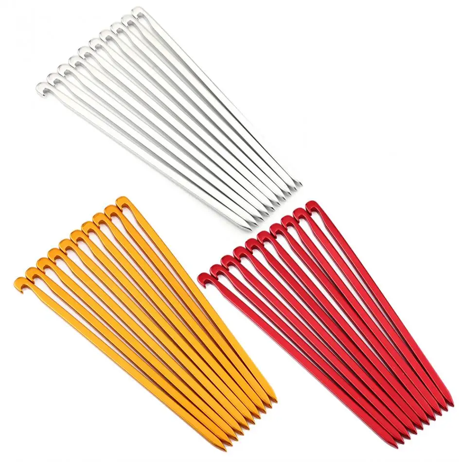 

Shinetrip Outdoor Camping Tent Stake High Strength Aluminum alloy canopy tent peg Camping Tent nail stakes
