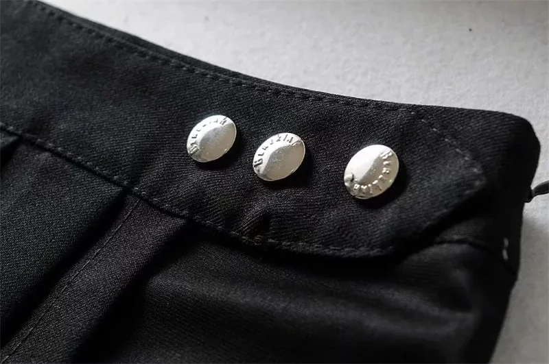 Женская плиссированная мини юбка-шорты с поясом до бедра в стиле панк