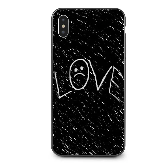 Xxxtentacion Lil Peep cry Baby rose bad vibes forever TPU чехлы для телефонов для iPhone X 5 5S SE 6 6s Plus 7 8 Plus XS XR XS MAX - Цвет: TPU