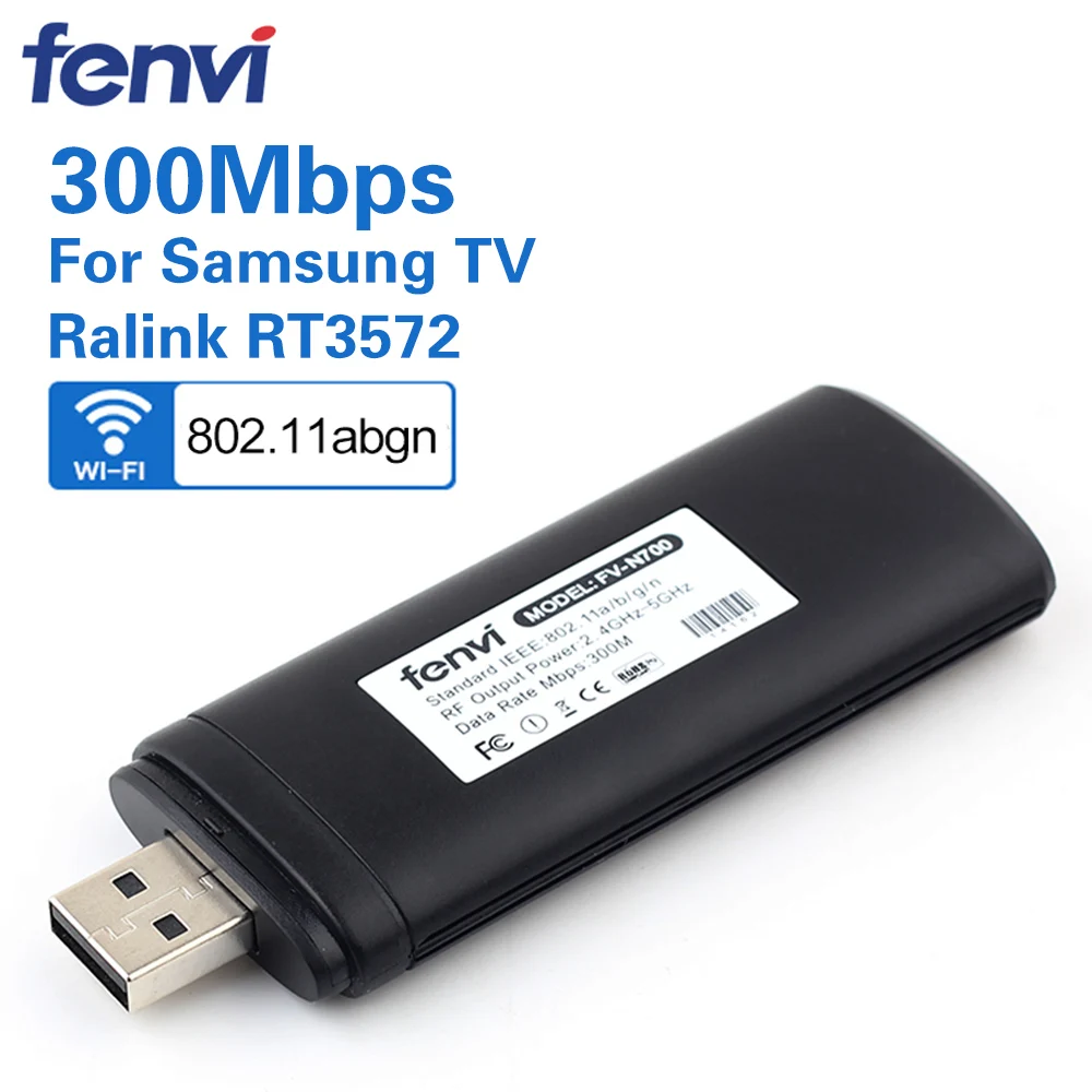 Skup 300 mb s dwuzakresowy bezprzewodowy usb wifi adapter lan other network cards RT3572 klucz 2.4G 5Ghz WIS12ABGNX WIS09ABGN dla samsung smart tv