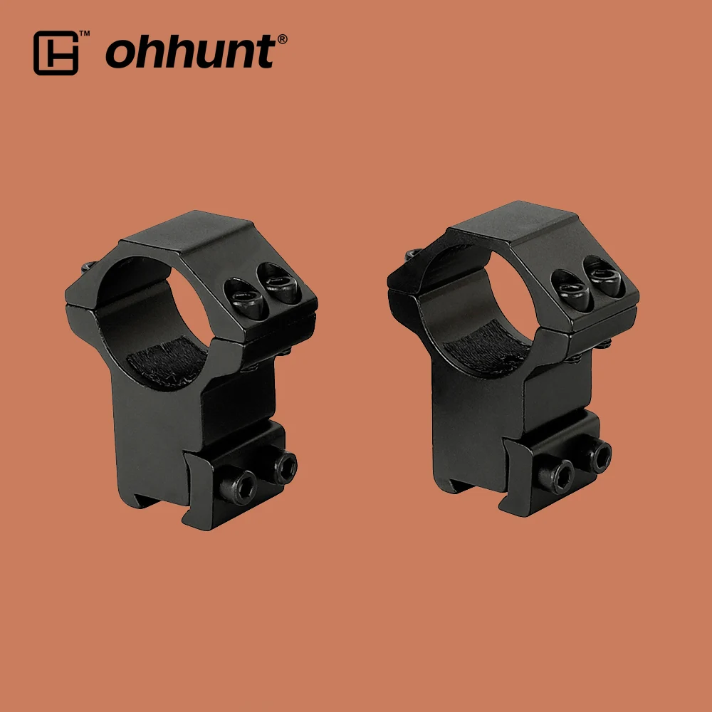 Ohhunt 1 &quot2 шт. охотничий прицел крепление 25 4 мм высокопрофильные рельсовые кольца
