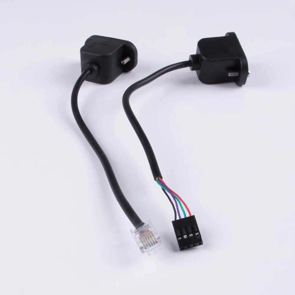 Rj11 rj12 6p4c 6p6c 전화 암 소켓-수 어댑터 점퍼 lan 네트워크 이더넷 벌크 헤드 패널 마운트 연장 케이블